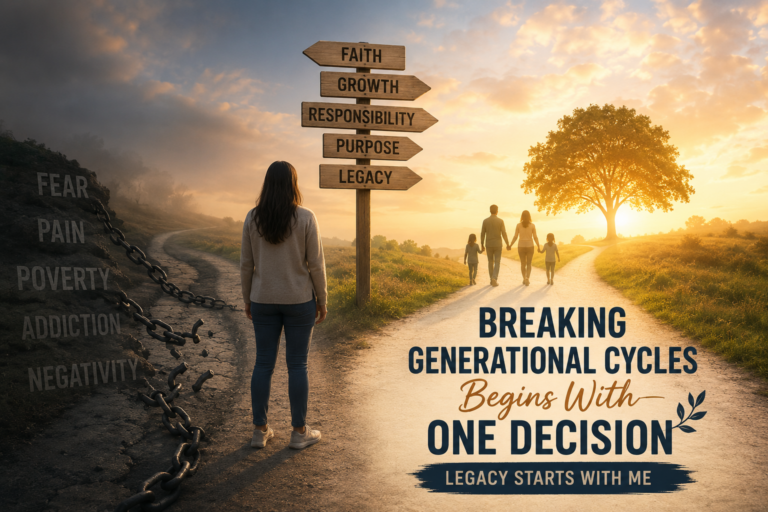 Breaking Generational Cycles Begins With One Decision