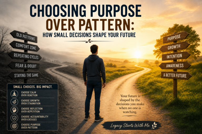 Choosing Purpose Over Pattern: How Small Decisions Shape Your Future